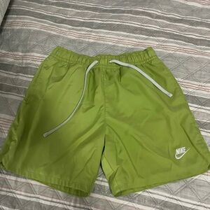 Nike Lime Green Sports Shorts used